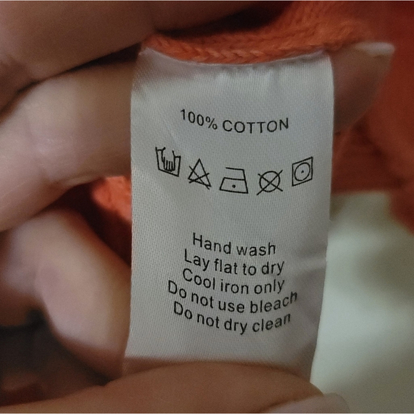 Revolve NWOT Victor Glemaud Pointelle Short Sleeve Top and Skirt Set in orange - Picture 16 of 16